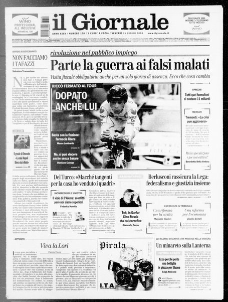 Il giornale : quotidiano del mattino